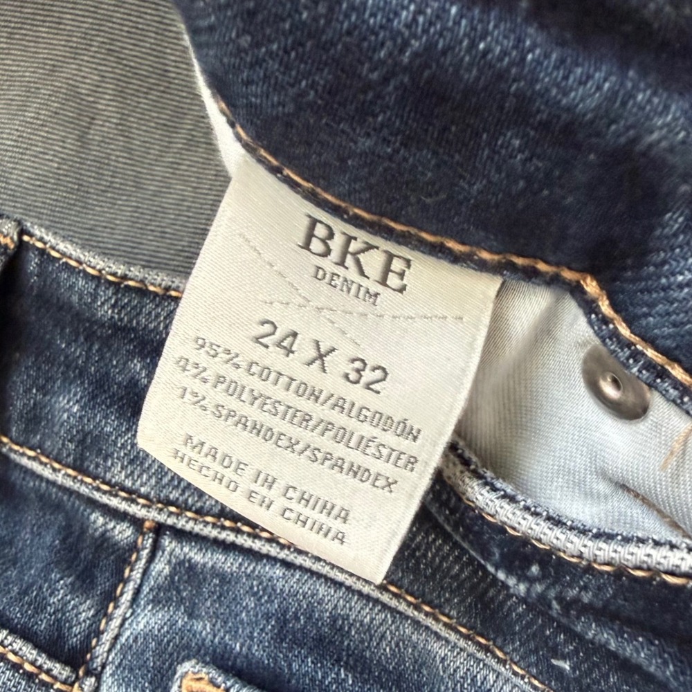 BKE Denim Size 24 Parker Universal Fit High Rise Bootcut Jeans Western Country - Picture 5 of 7